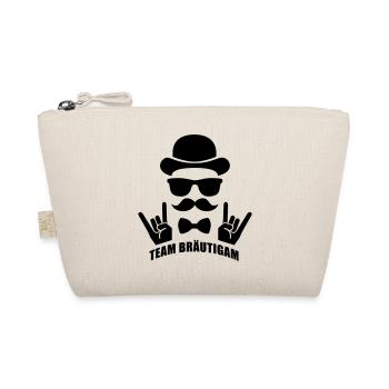 Team Bräutigam - JGA - Hipster - JGA Crew - Bio-Täschchen - Natur - Vorne