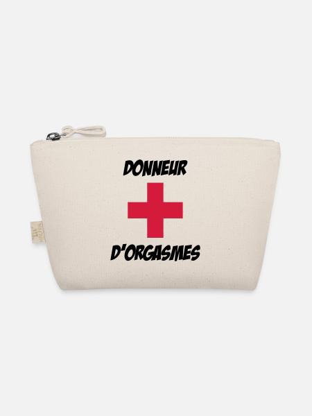 Donneur d'orgasmes ! - Trousse biologique - nature - Devant