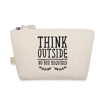 Think Outside - No Box Required - Organic Pouch - nature - Front