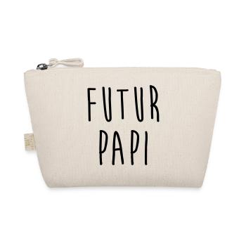 Futur Papi / Grand Pere / Naissance / Papy / Bébé - Trousse biologique - nature - Devant