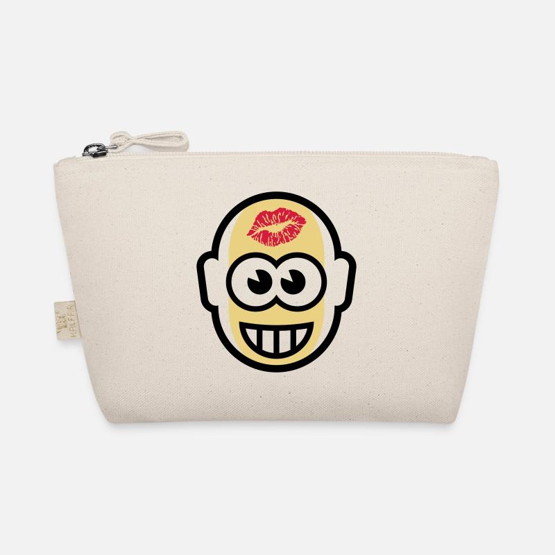 Baldy With Kiss On Forehead (3C) Organic Pouch