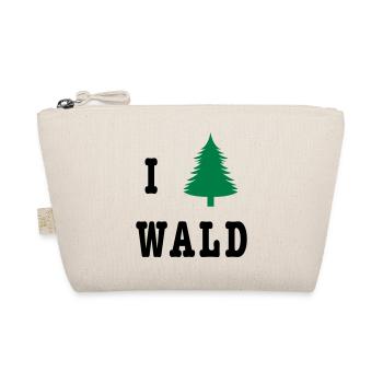 I love Wald - Bio-Täschchen - Natur - Vorne