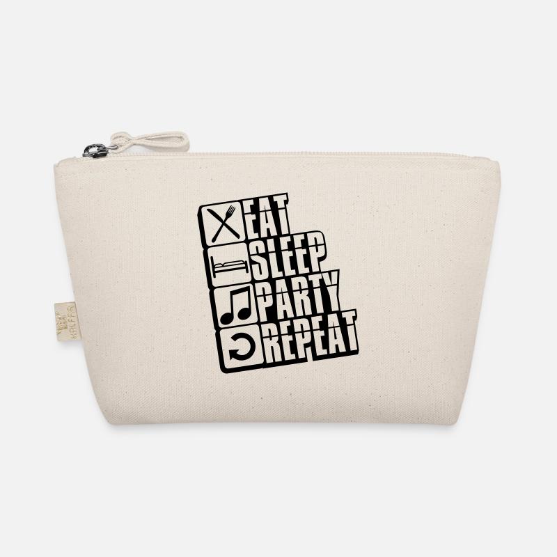 music note crew music repeat sleep buttons Organic Pouch