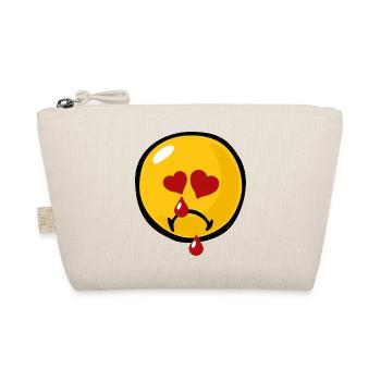Smiley Sadness Heartbroken - Trousse biologique - nature - Devant