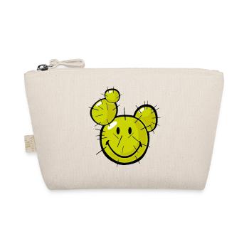 Smiley Cactus - Bio-Täschchen - Natur - Vorne