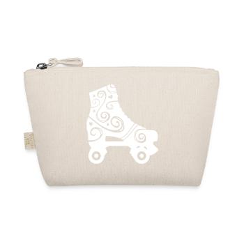 skates decorated 1c 2 / rollerskates - Organic Pouch - nature - Front