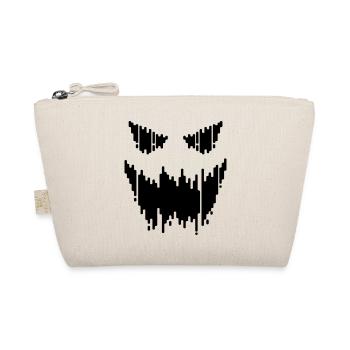 Scary Face (abstract) - Organic Pouch - nature - Front