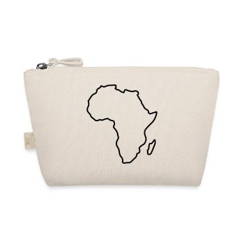 africa silhouette design - Bio-Täschchen - Natur - Vorne