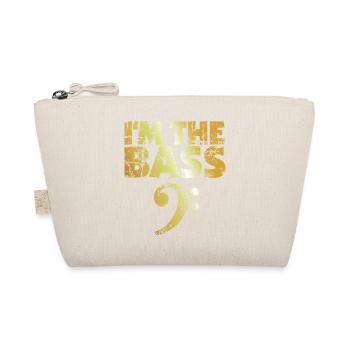 I'm the Bass (Vintage Goldgelb) - Bio-Täschchen - Natur - Vorne