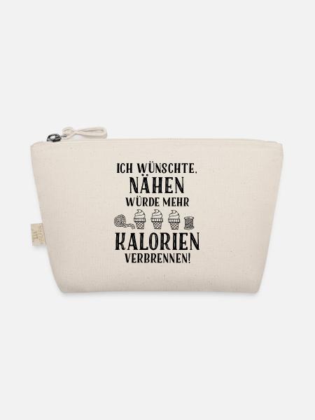Kalorien nähen - Bio-Täschchen - Natur