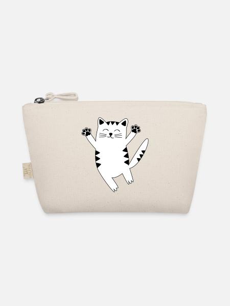 Katze - Bio-Täschchen - Natur - Vorne
