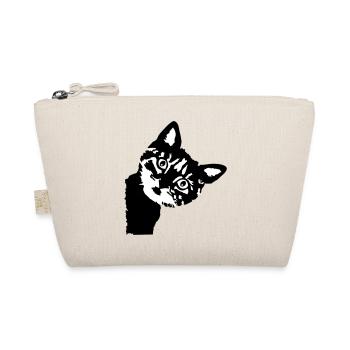 Cat, cute kitten - 2 colors - Trousse biologique - nature - Devant