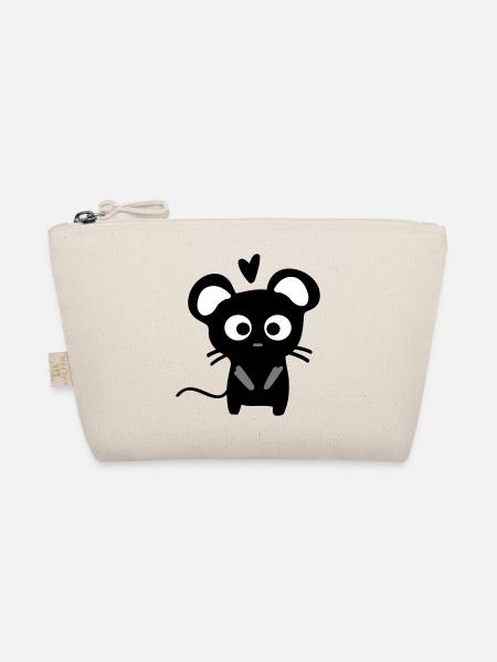 rat mignon - Trousse biologique - nature - Devant
