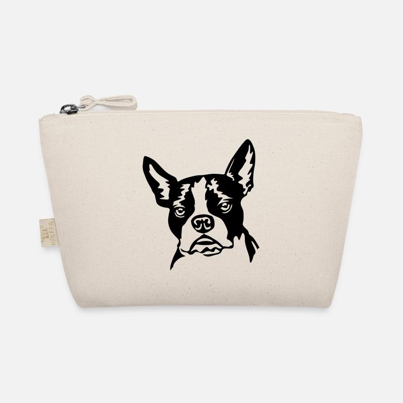 Boston Terrier - Bio-Täschchen - Natur