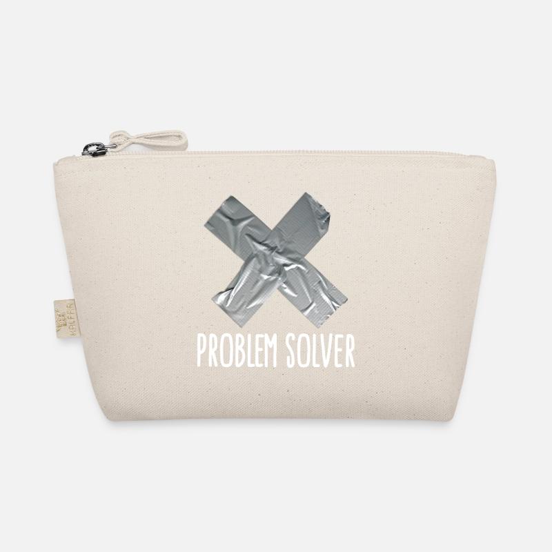 Problem solver funny Duct tape husband father Organic Pouch