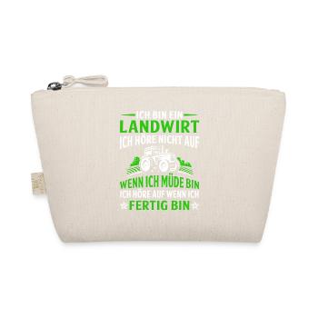 Ich bin ein Landwirt - Bio-Täschchen - Natur - Vorne