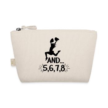 Cool And 5, 6, 7, 8 Cheerleading Coaches Gift - Organic Pouch - nature - Front