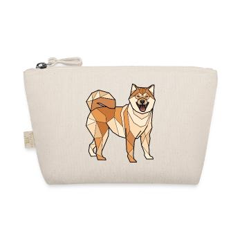 Shiba Inu - ganze Farben - Bio-Täschchen - Natur - Vorne