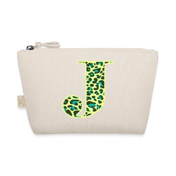 Lettre J initiale lettre initiales Léopard Léo - Trousse biologique - nature - Devant