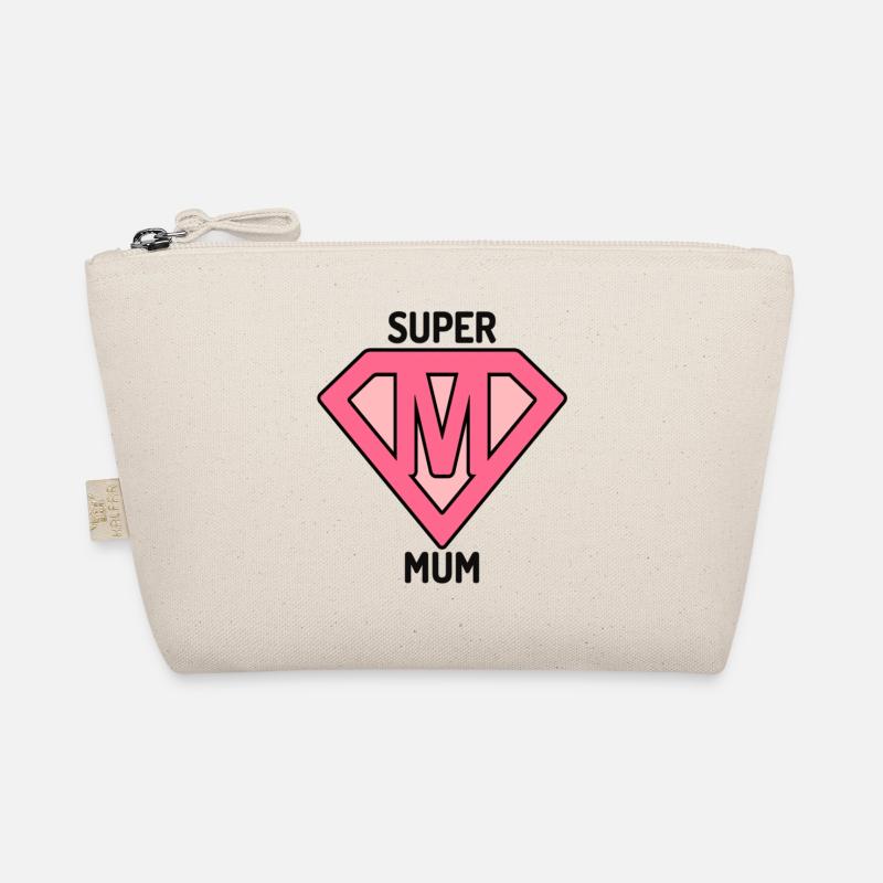 Super mum - Organic Pouch - nature