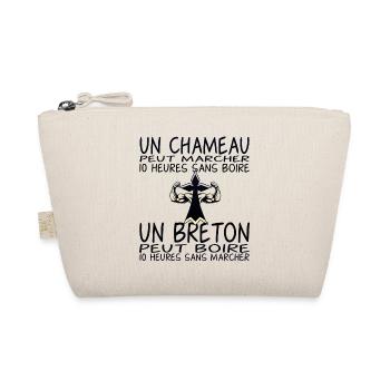 alcool humour breton chameau boire marcher 10 heur - Trousse biologique - nature - Devant