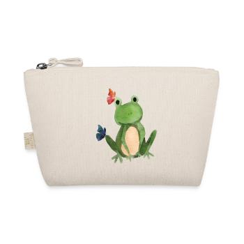 The frog and the butterflies - Organic Pouch - nature - Front