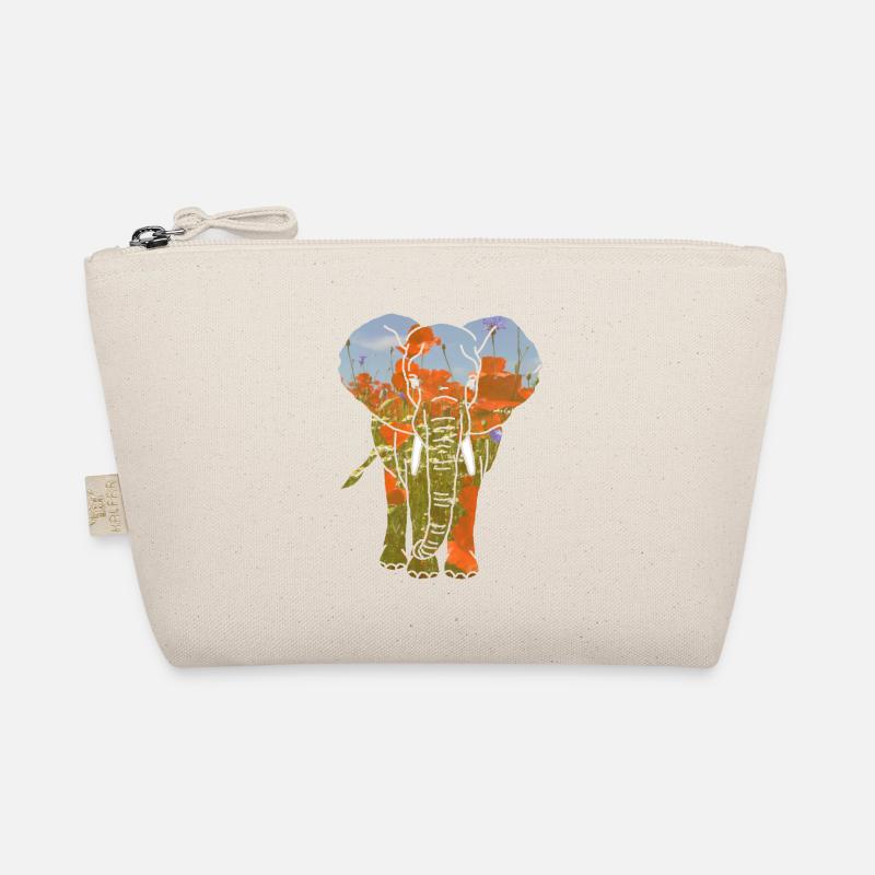 Éléphant, coquelicots - Trousse biologique - nature