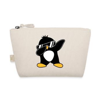 Dabbing Penguin - Organic Pouch - nature - Front