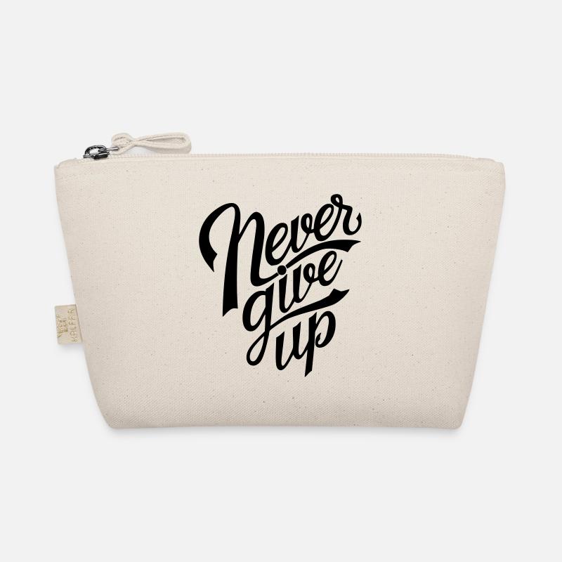 Gib nie auf Bio-Täschchen