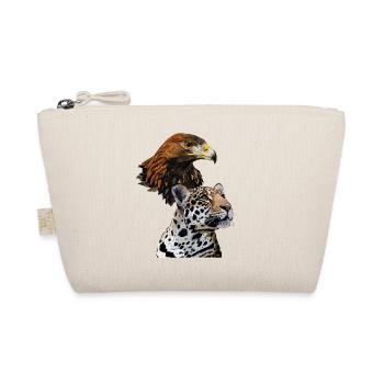 Steinadler und Jaguar - Bio-Täschchen - Natur - Vorne