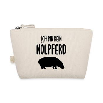 Ich bin kein Nölpferd - Bio-Täschchen - Natur - Vorne