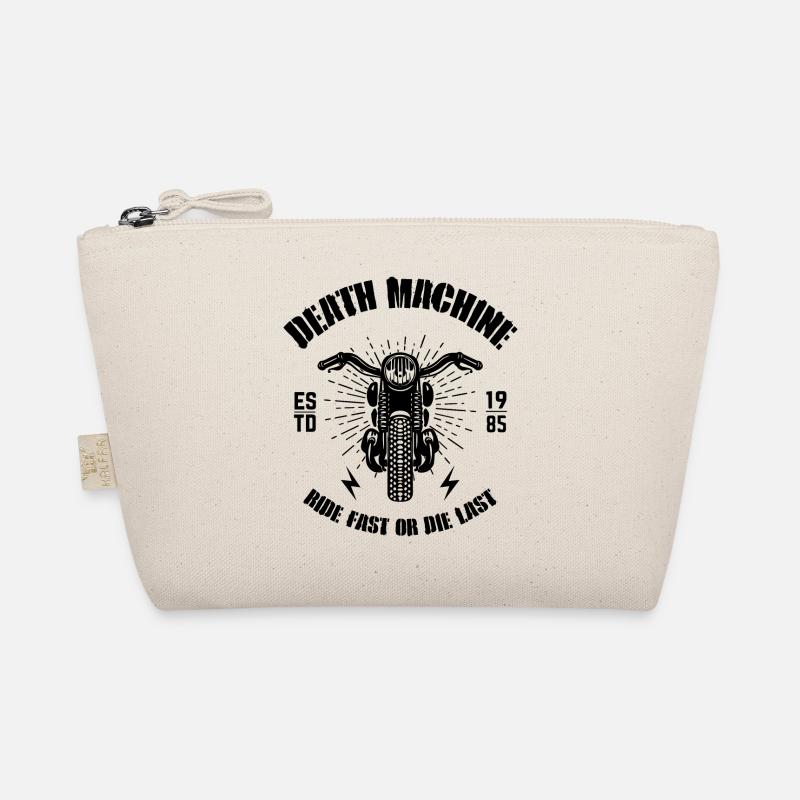 Death Machine Motorcycle - Bio-Täschchen - Natur