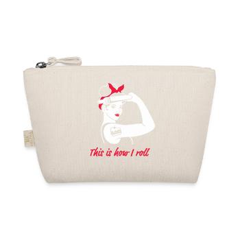 bake women power feminism funny baker - Organic Pouch - nature - Front