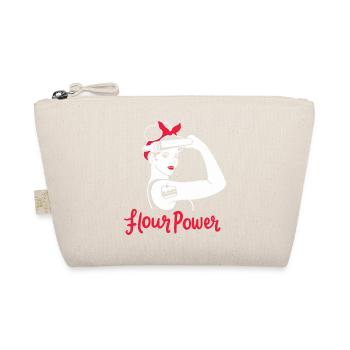 Baking women power feminism feminist baker - Organic Pouch - nature - Front