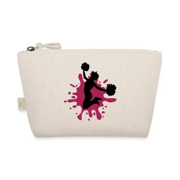 cheerleader silhouette klecks - Bio-Täschchen - Natur - Vorne