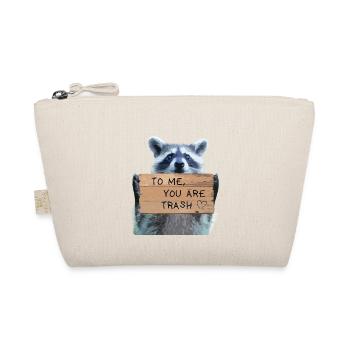 Trash Panda Loves You - Organic Pouch - nature - Front