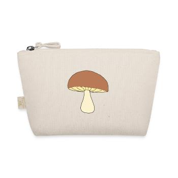 idée cadeau marron champignon - Trousse biologique - nature - Devant