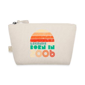 Legends are born in 2006 gift idea - Organic Pouch - nature - Front