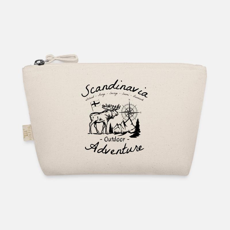 Scandinave Outdoor Adventure Drapeau Orignal Trousse biologique