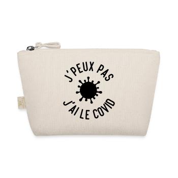 Je peux pas, j'ai le covid - Trousse biologique - nature - Devant