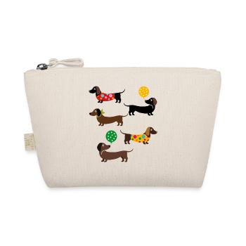 Summer Dachshund - Bio-Täschchen - Natur - Vorne