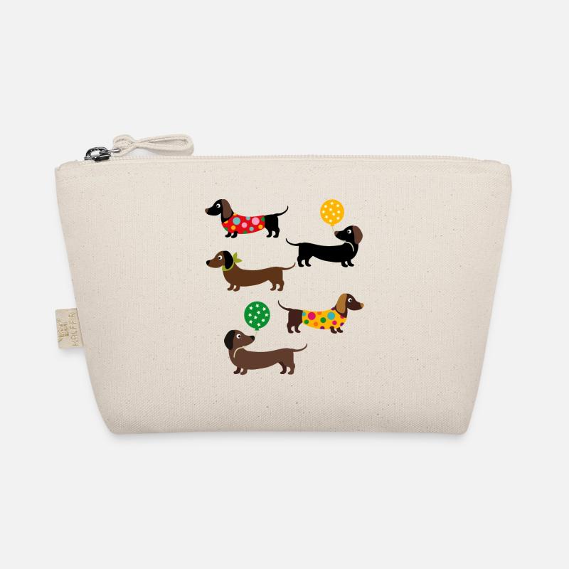 Summer Dachshund Bio-Täschchen