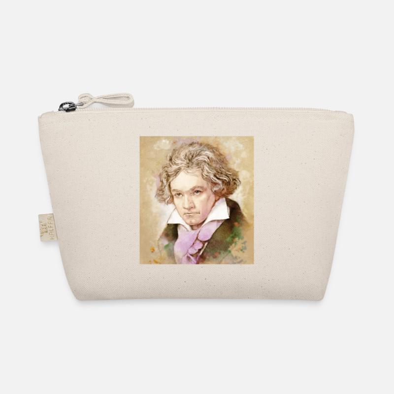 Ludwig van Beethoven im Aquarell Stil Bio-Täschchen