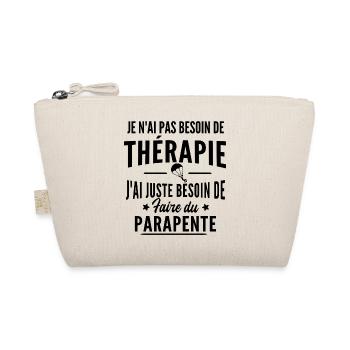 thérapie faire du parapente - humour parapentiste - Trousse biologique - nature - Devant