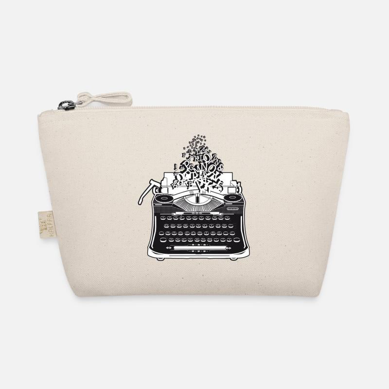 nostalgic antique typewriter with letters Organic Pouch