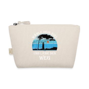 DarssCoast - Ostsee Leuchtturm Wandern Geschenk - Bio-Täschchen - Natur - Vorne