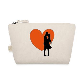 Lovers in one heart - Organic Pouch - nature - Front
