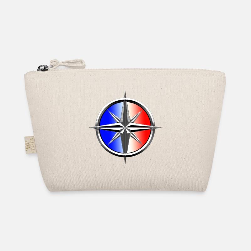 pink winds blue white red Organic Pouch