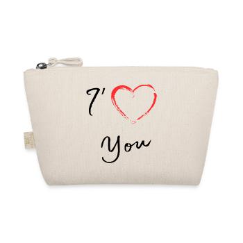 I love you - Trousse biologique - nature - Devant