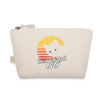 Cat dad Best cat dad ever cat - Organic Pouch - nature - Front